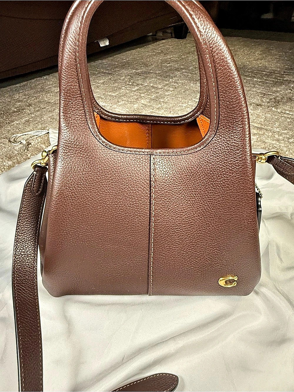 Coach Lana Shoulder Bag Brown 23